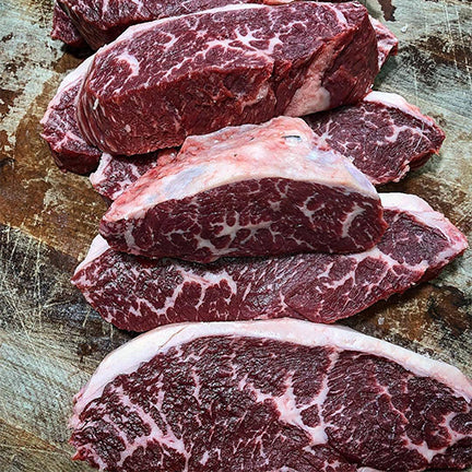 This 5+ graded Australian Wagyu Picanha is marbled beautifully and cuts like butter, it is from Rangers Valley in Glen Innes, Australia. We hand select each loin prior to purchase to ensure that we offer nothing but the finest Wagyu on the Market. Crooked Butcher meats